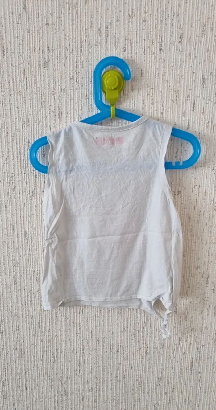 Tee shirt blanc et rose taille 6 ans in extenso - photo numéro 5