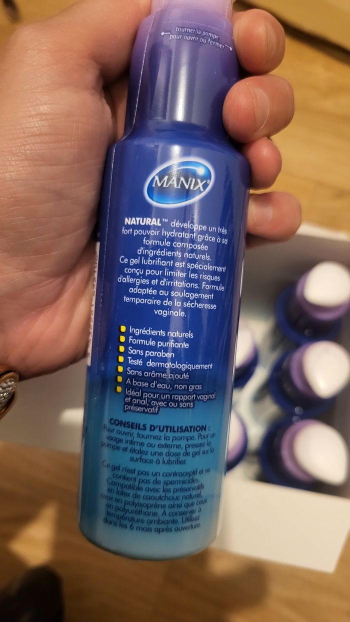 Lubrifiant manix naturel lot de 6 - photo numéro 2