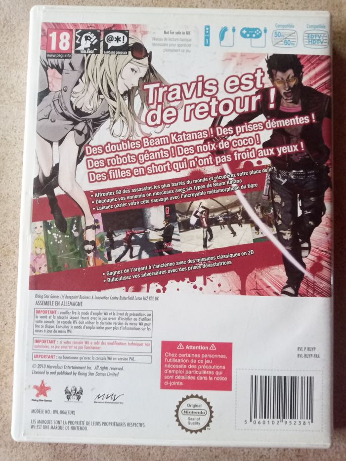 No More Heroes 2 desperate struggle wii - photo numéro 2