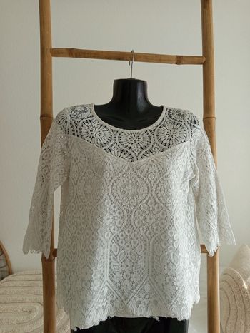 Haut bohème dentelle taille M