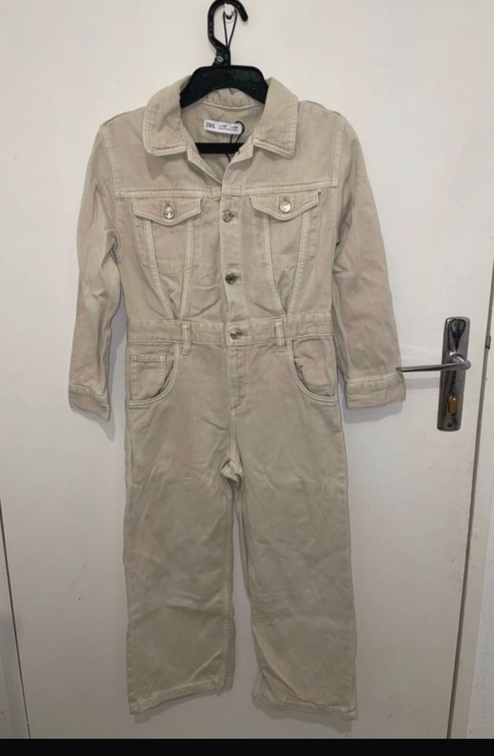Combinaison en jeans Zara 9 ans