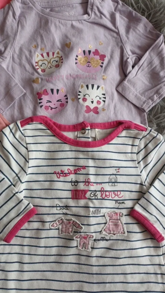 Lot de 4 haut manche longue đ - photo numĂ©ro 3