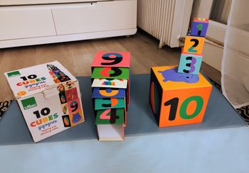 10 cubes gigognes de Vilac