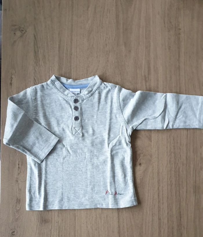 T-shirt manches longues, taille 12 mois, Ptit bisou - photo numéro 3