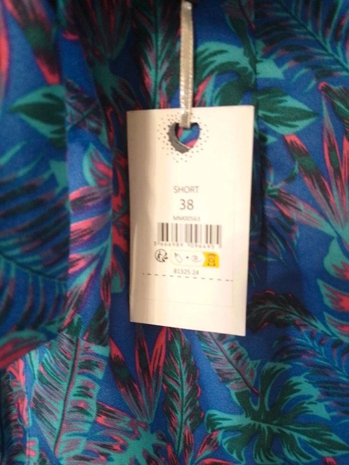 Short ceinture motif floral taille 38 - Mim - 100% polyester - photo numéro 3