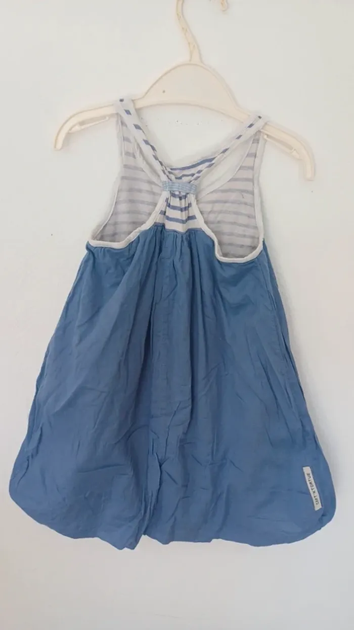 Robe fille effet marin bleu capt'ain tortue 3 ans - photo numéro 5