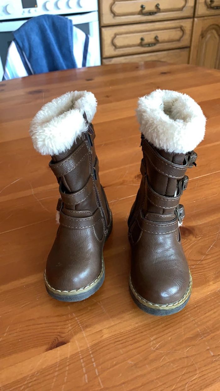 Bottes fourrées bébé fille - photo numéro 2