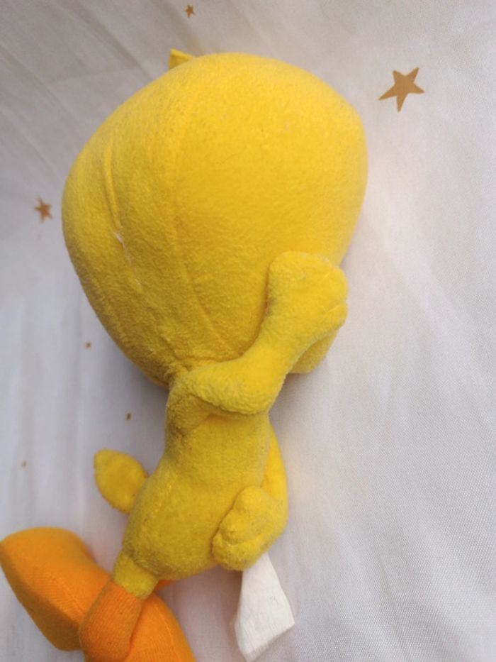 Peluche plush titi Grosminet allongé couché Looney Tunes toons figurine massue masse marteau - photo numéro 15