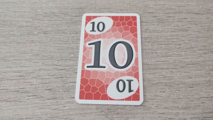 Carte numéro 10 n°10 pièce détachée Skyjo jeu de société #E15