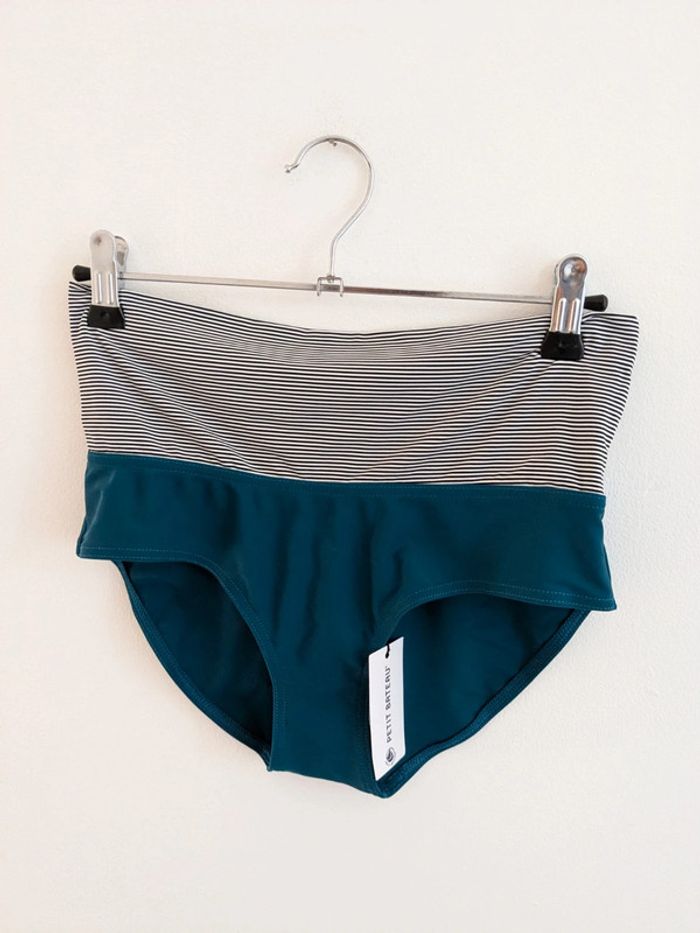 Maillot deux pièces bleu vert XXS - photo numéro 3