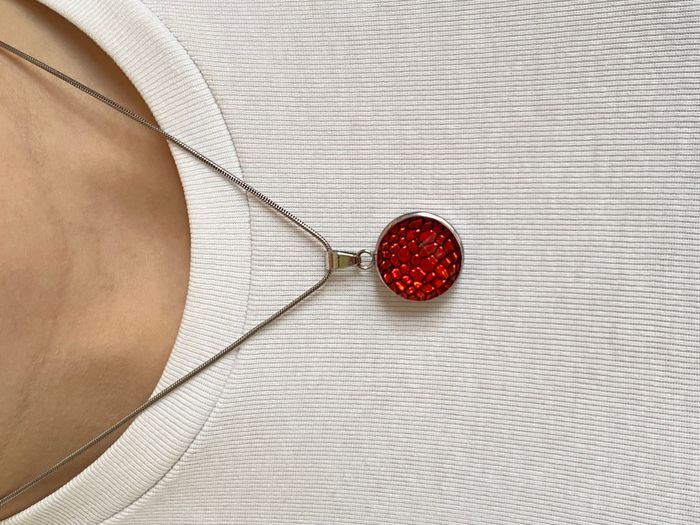 Collier avec 7 boutons pressions interchangeables - photo numéro 4