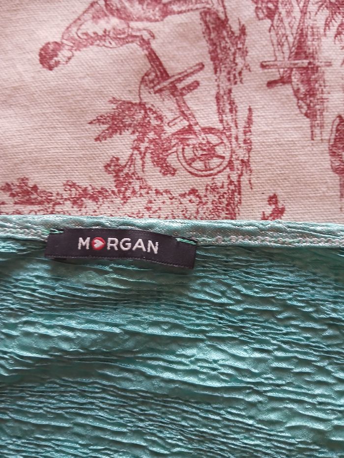 Débardeur vert clair pailleté Morgan - photo numéro 5