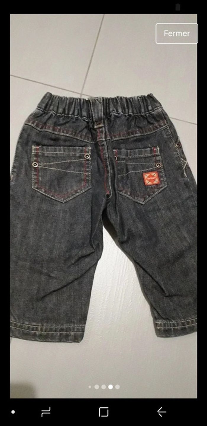 Lot de 2 jeans 6 mois - photo numéro 5