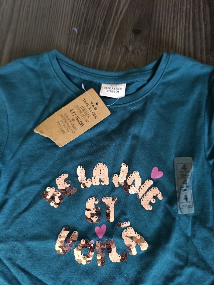 T-shirt manche longue 4 ans - photo numéro 2