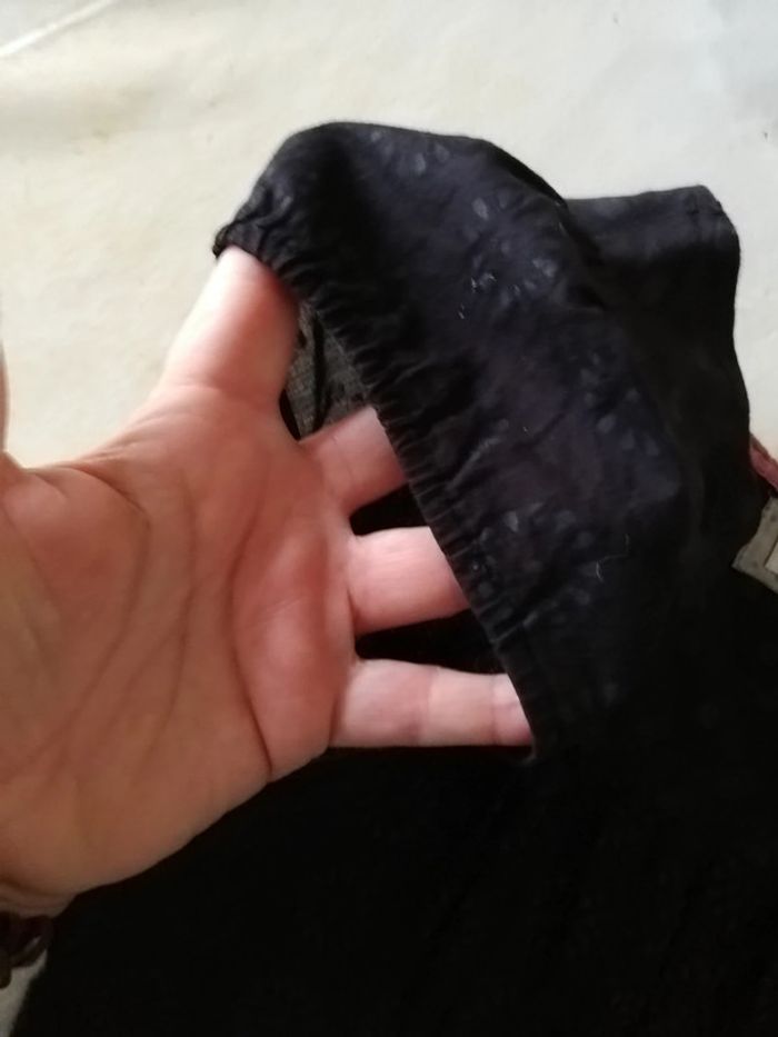 Robe été Cache-cache noire à motifs gris. 38? - photo numéro 10