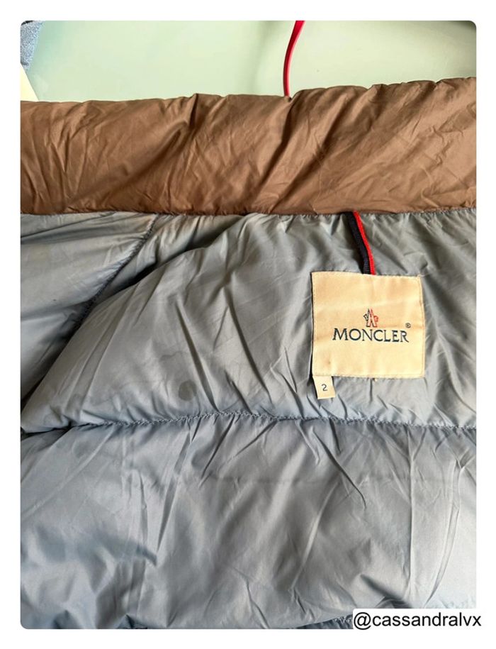 Doudoune Moncler marron - photo numéro 5