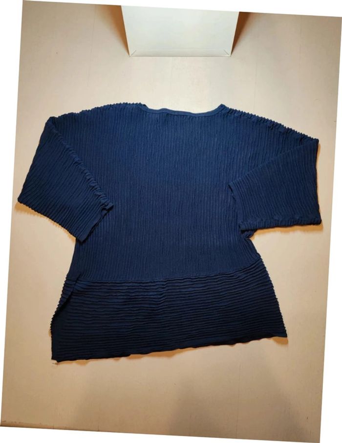 Mango blouse bleue marine S - photo numéro 3
