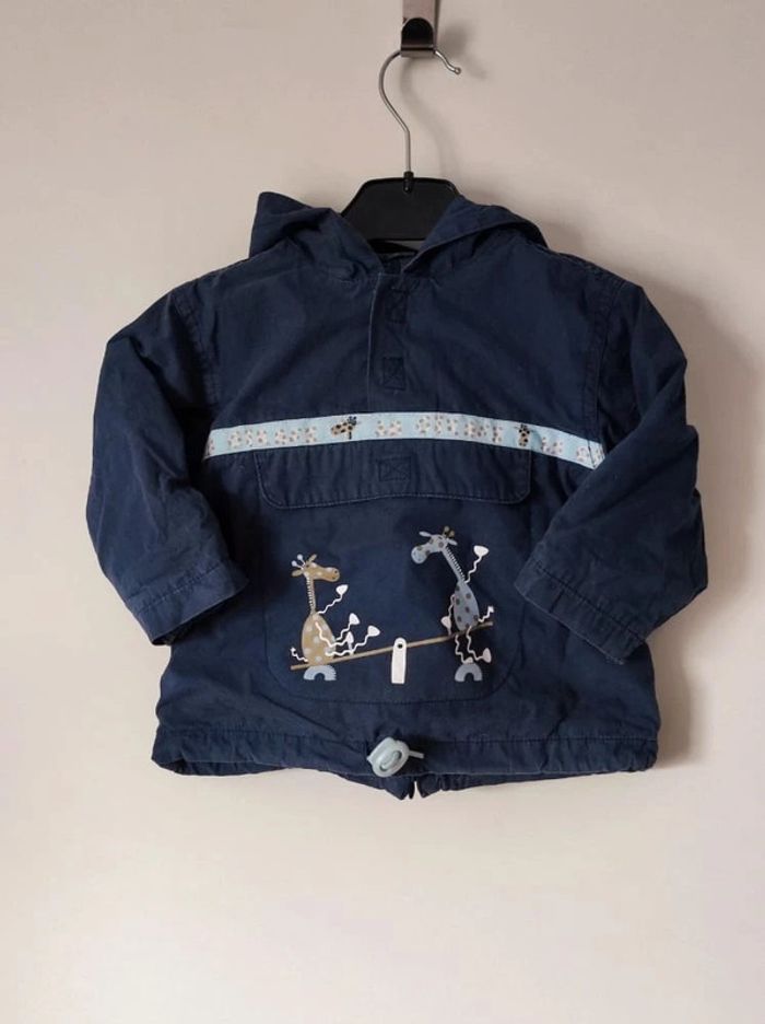 Sweat Capuche bleu marine girafe