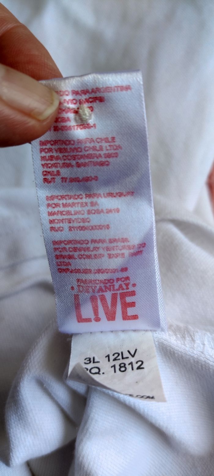 Polo blanc Lacoste Live - photo numéro 8