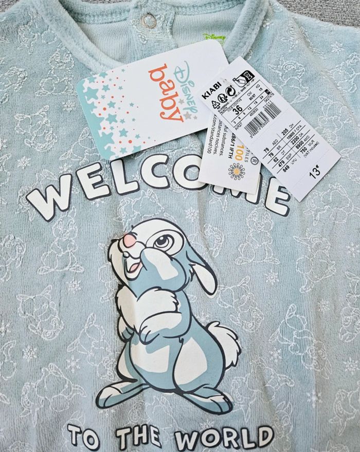 Mixte: Pyjama velours Pan Pan 36 mois - photo numéro 4