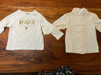 TEE shirt manche longue fille 9 mois kiabi