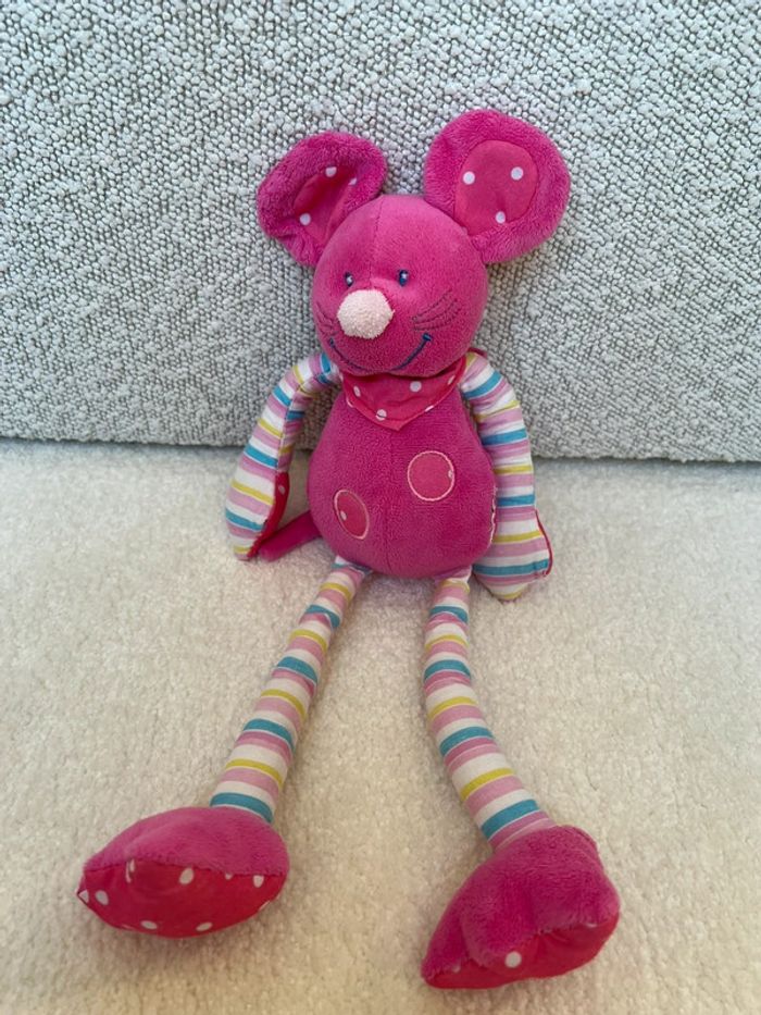 Peluche souris rose Maxita