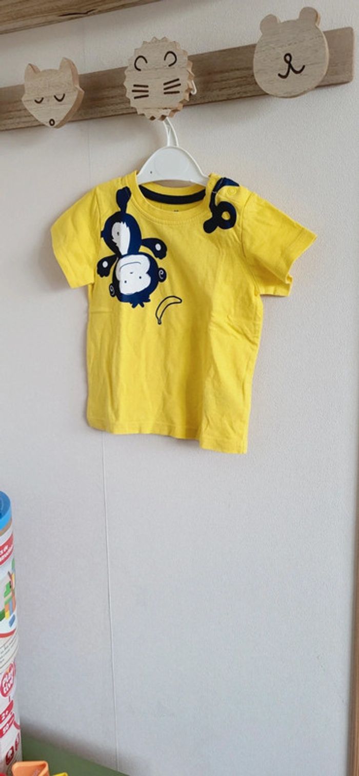 T shirt jaune 9 mois lupilu