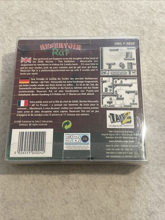 Reservoir Rat Jeu Nintendo Game Boy Complet FAH - photo numéro 13