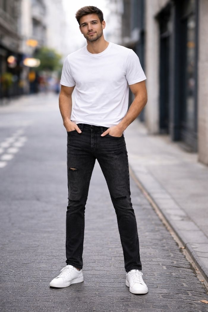 Jeans destroy homme Taille S