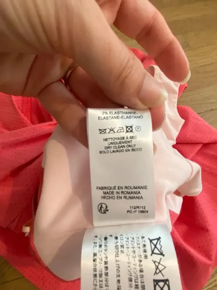 Robe sans manche effet 2 pièces rose Paule Ka taille 44 - photo numéro 9