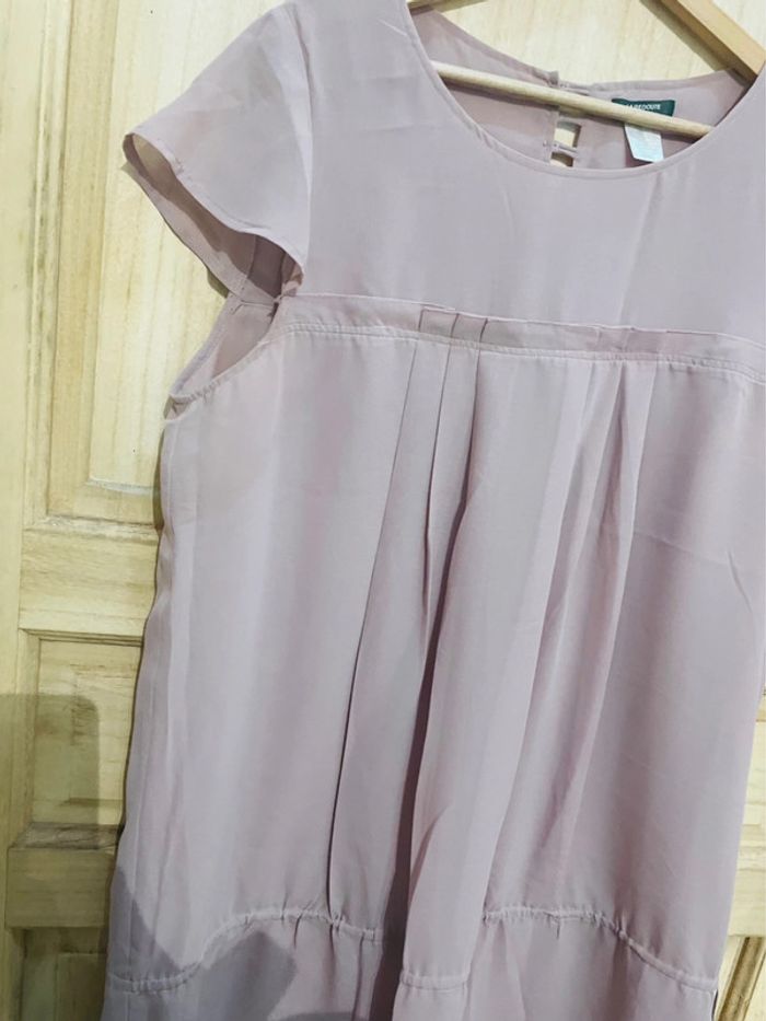 Robe été manches courtes Violine, Lila taille 44 - photo numéro 5