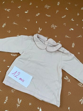 Teeshirt col Claudine 12 mois