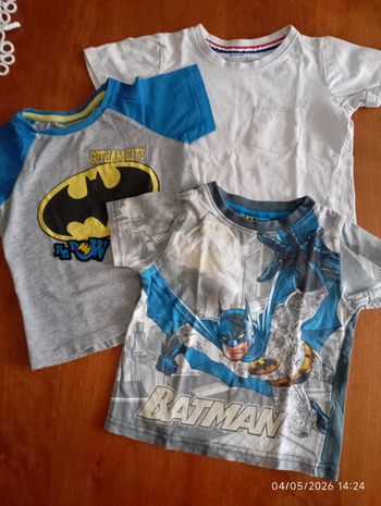 Lot de 3 t-shirts Batman 2/3 ans 