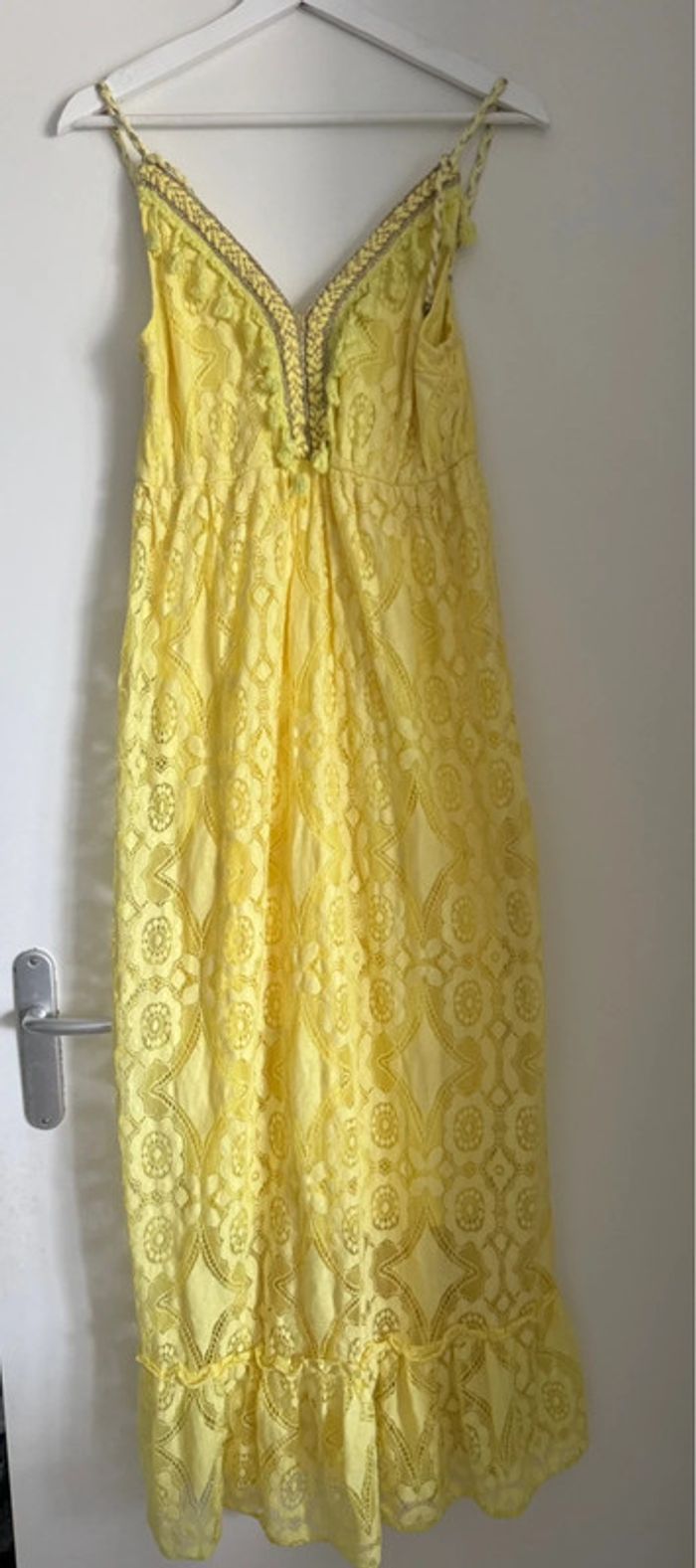 Robe été jaune