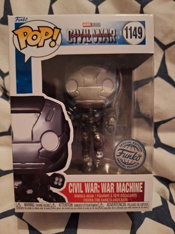 Funko pop marvel civil war war machine 1149