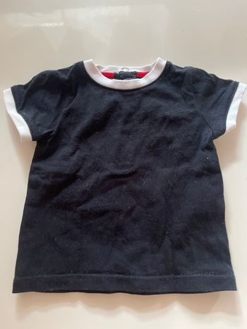 T-shirt noir terre de marin