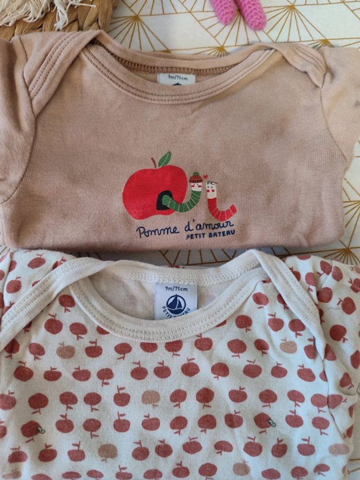 Lot de 3 bodys petit bateau - photo numéro 2