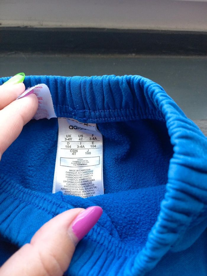 Bas de jogging bleu garçon - photo numéro 2