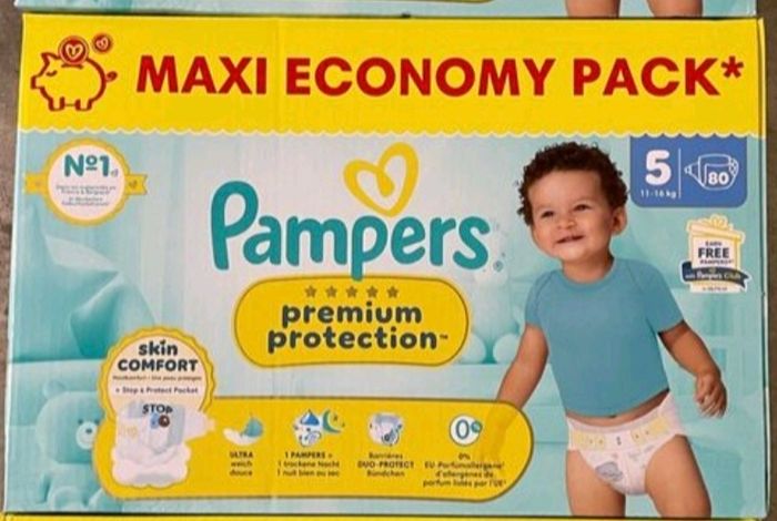 Couches pampers premium protection taille 5