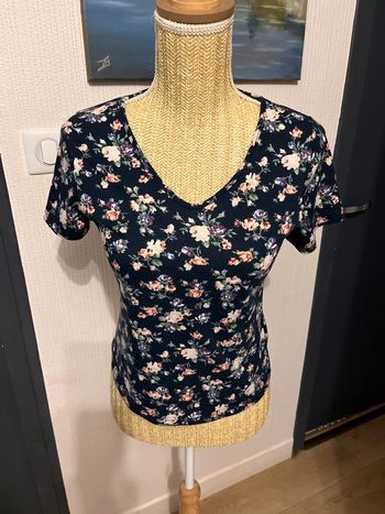 T shirt fleuri