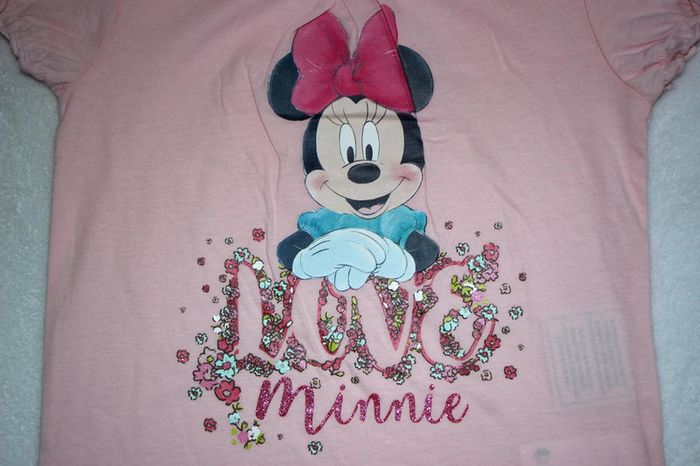 pyjama short 5-6 ans minnie disney neuf - photo numéro 3