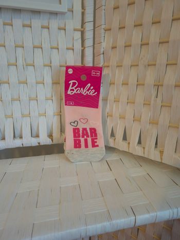 💕 joli Lot 3 paires de Socquettes Barbie fille Tendance Barbiecore - T. 35-38 - Neuves💕
