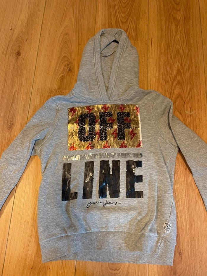 Pull gris Garcia jeans 152/158 - photo numéro 2