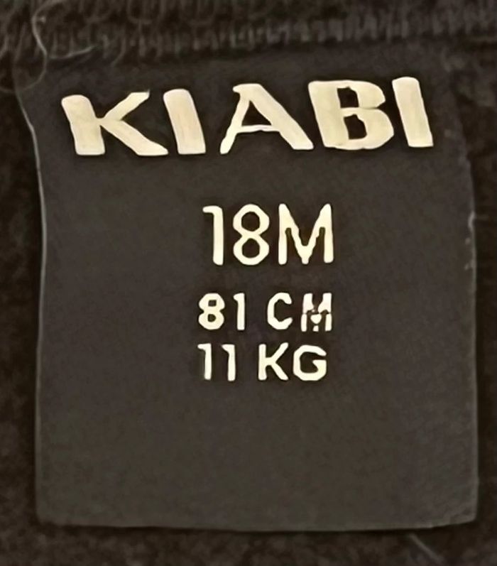 🧸 Gilet à capuche bleu marine – 18 mois – Kiabi - photo numéro 3