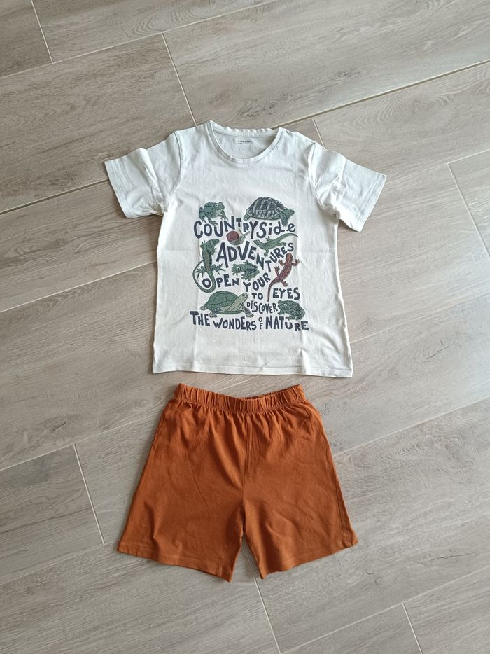 Pyjama short garçon 9 ans