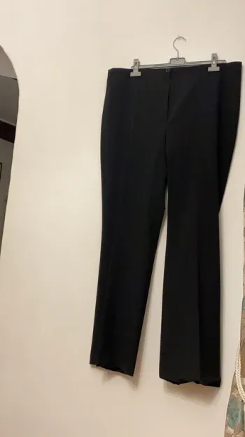 Pantalon noir droit large Faber
