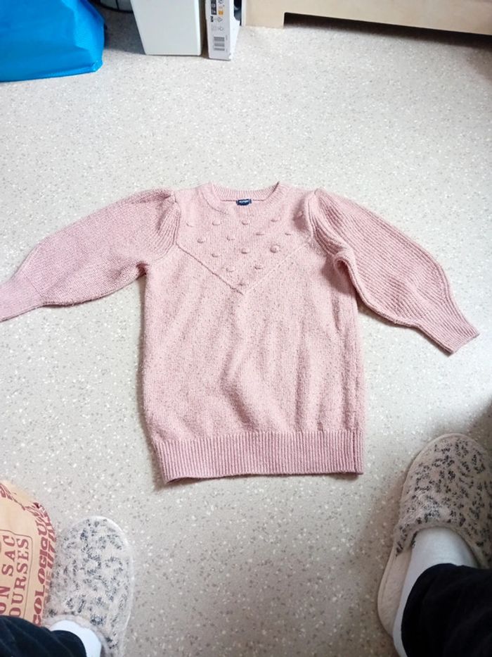 Robe-pull laine en 4 ans