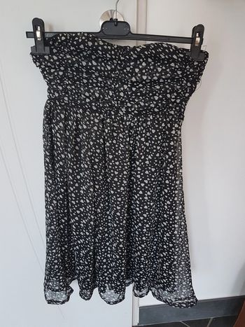 Robe bustier motifs coeurs
