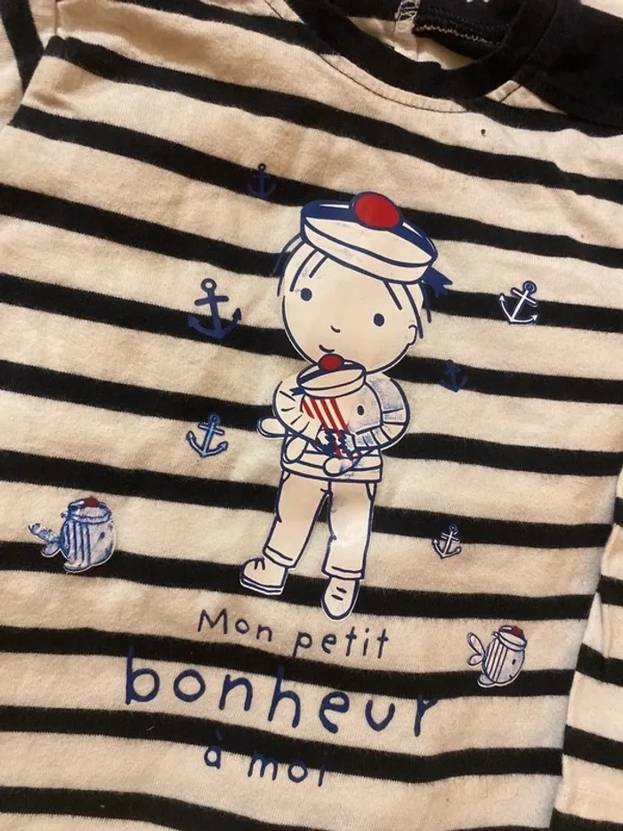 Lot deux t shirts manches longues - photo numéro 2