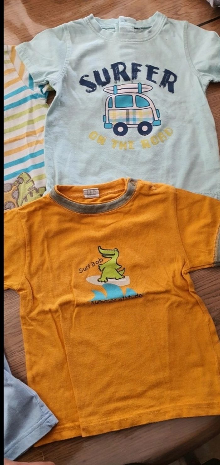 Lot 4 Tee-shirt bébé garçon 18mois - photo numéro 4